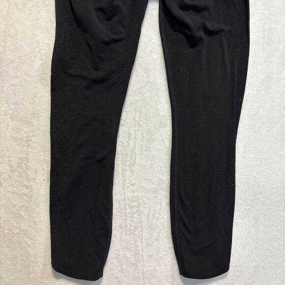 Athleta Women's Chakra 7/8 Tight Powervita Leggings Black Size Small Laser Cut - Picture 12 of 16